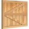Ekena Millwork Framed Board-n-Batten Shutters w/Z-Bar, Rough Sawn Western Red Cedar, 32 1/4W x 24H, PR RBF06Z32X024RWR - alternate 5